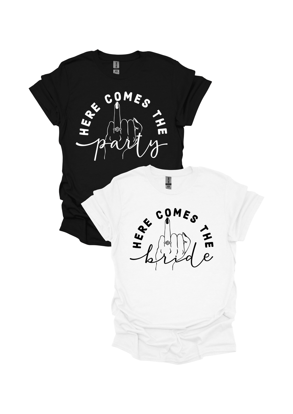 Here Comes The Bride/ Here Comes The Party T-Shirt
